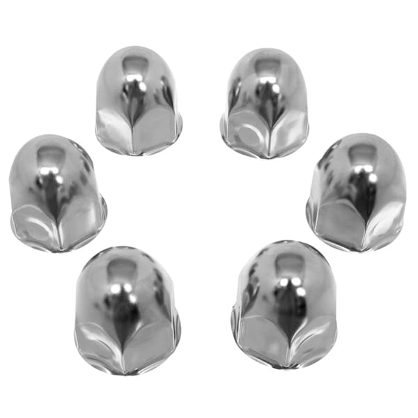 Wheel Masters Wheel Masters 8012 Stainless Steel Lug Nut Cover - 1-1/2" Truck, Pack of 6 8012 - main